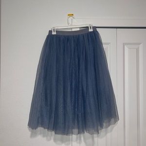 Dusty Blue Cinderella Tulle Skirt